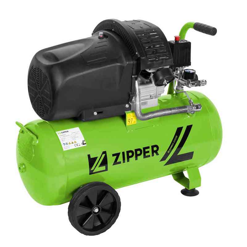 Zipper ZI-COM50-2V510E 50L Twin Cylinder Air Compressor