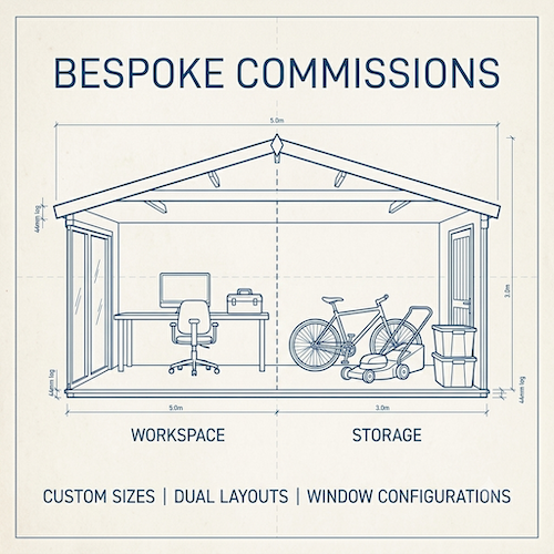 Bespoke Commissions & Custom Timber Garden Buildings