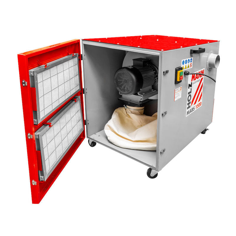 Holzmann MABS1500 230V Industrial Metal Dust & Spark Extractor Cabinet