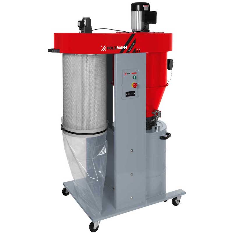 Holzmann RLE1500 230V Professional Cyclone Dust Collector with Remote Control