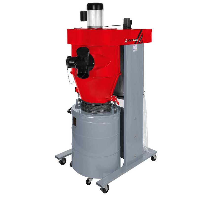 Holzmann RLE1500 230V Professional Cyclone Dust Collector with Remote Control