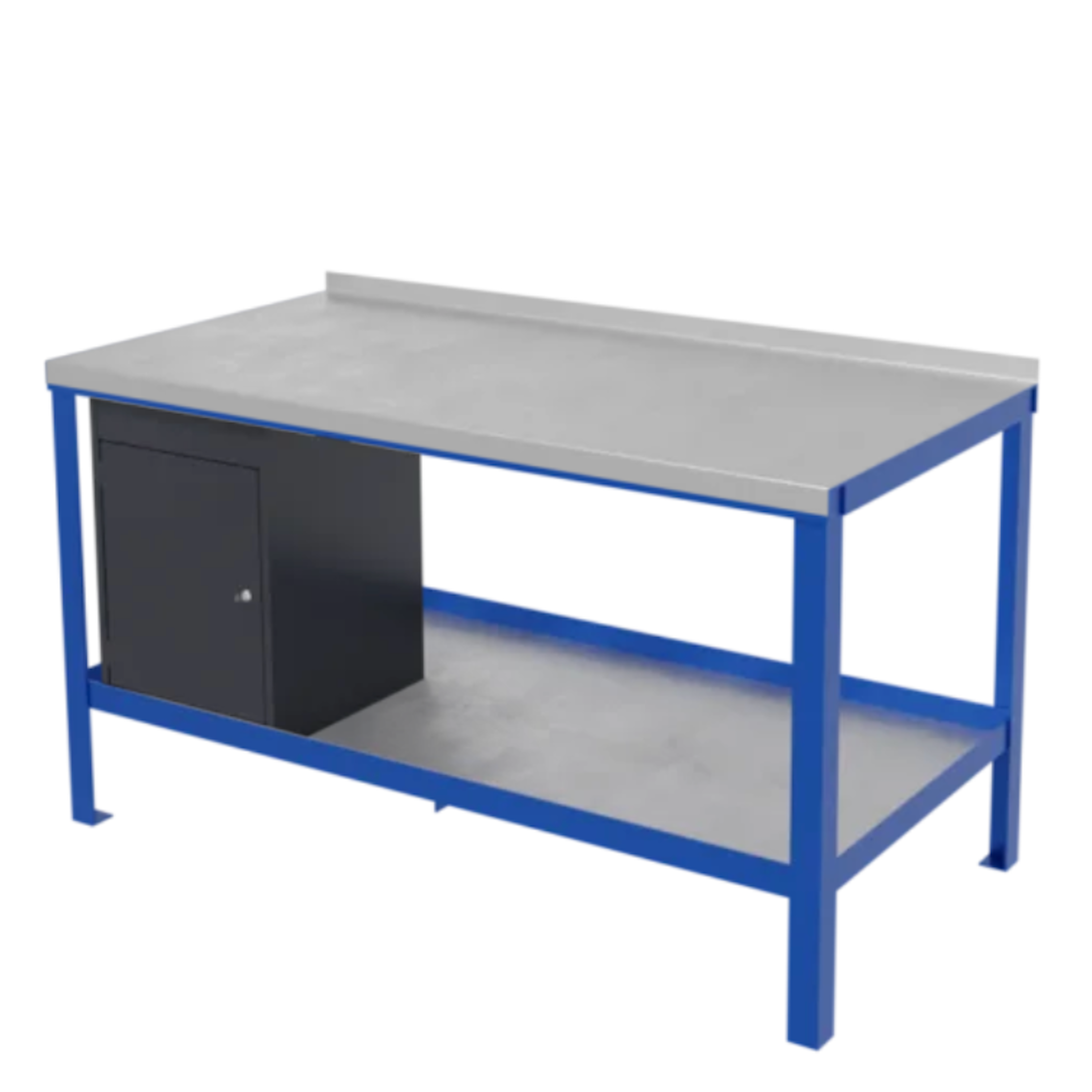 Heavy Duty Steel Workbench with Galvanised Steel Top