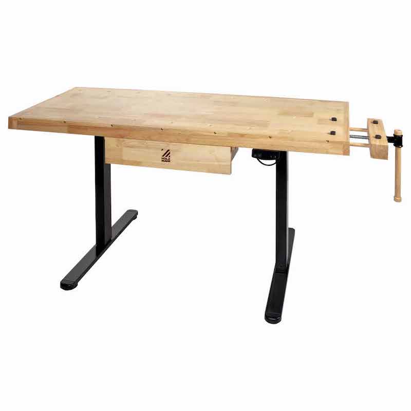 Holzmann WB150ELIFT Electric Height Adjustable Wooden Workbench | Ergonomic Lift Workstation