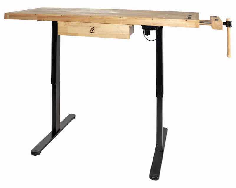 Holzmann WB150ELIFT Electric Height Adjustable Wooden Workbench | Ergonomic Lift Workstation