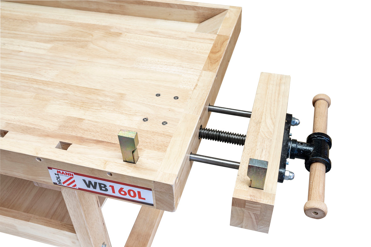 Holzmann WB160L 1600mm Solid Woodwork bench Inc. 2 x Vices