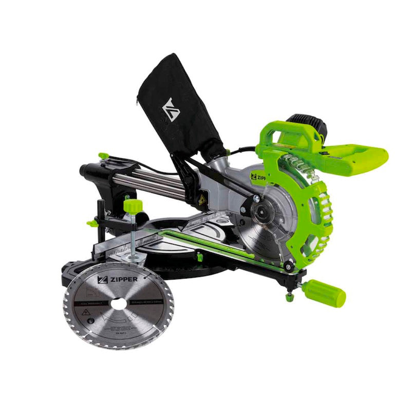 Zipper ZI-KGS210DS 210mm Sliding Mitre Saw, 230v